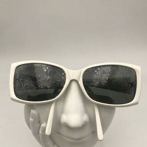Vintage Vivienne Westwood White Oval Sunglasses Frames